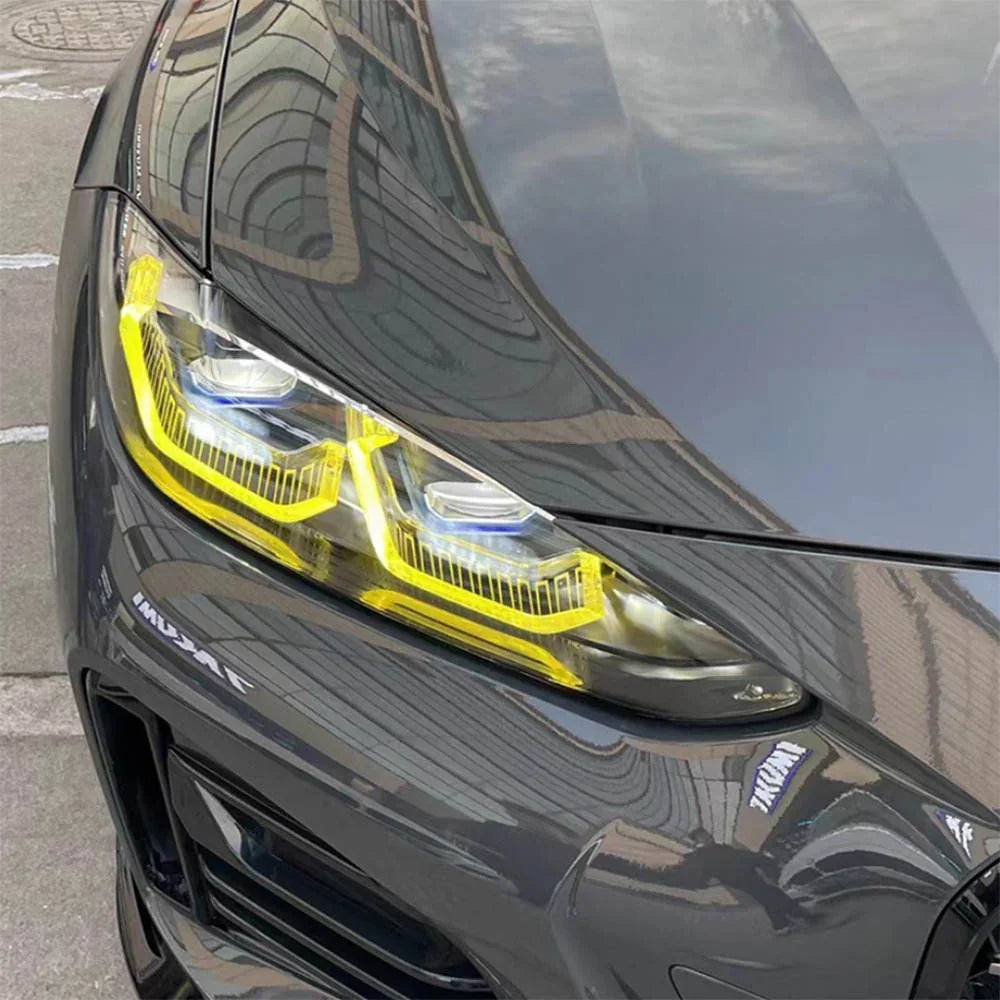 SJC Auto Hot Sale Yellow DRL Module LED Boards for BMW G80 M3 G82 G83 M4 2021 Upgraded Headlight Head Lamp DRL Module-2