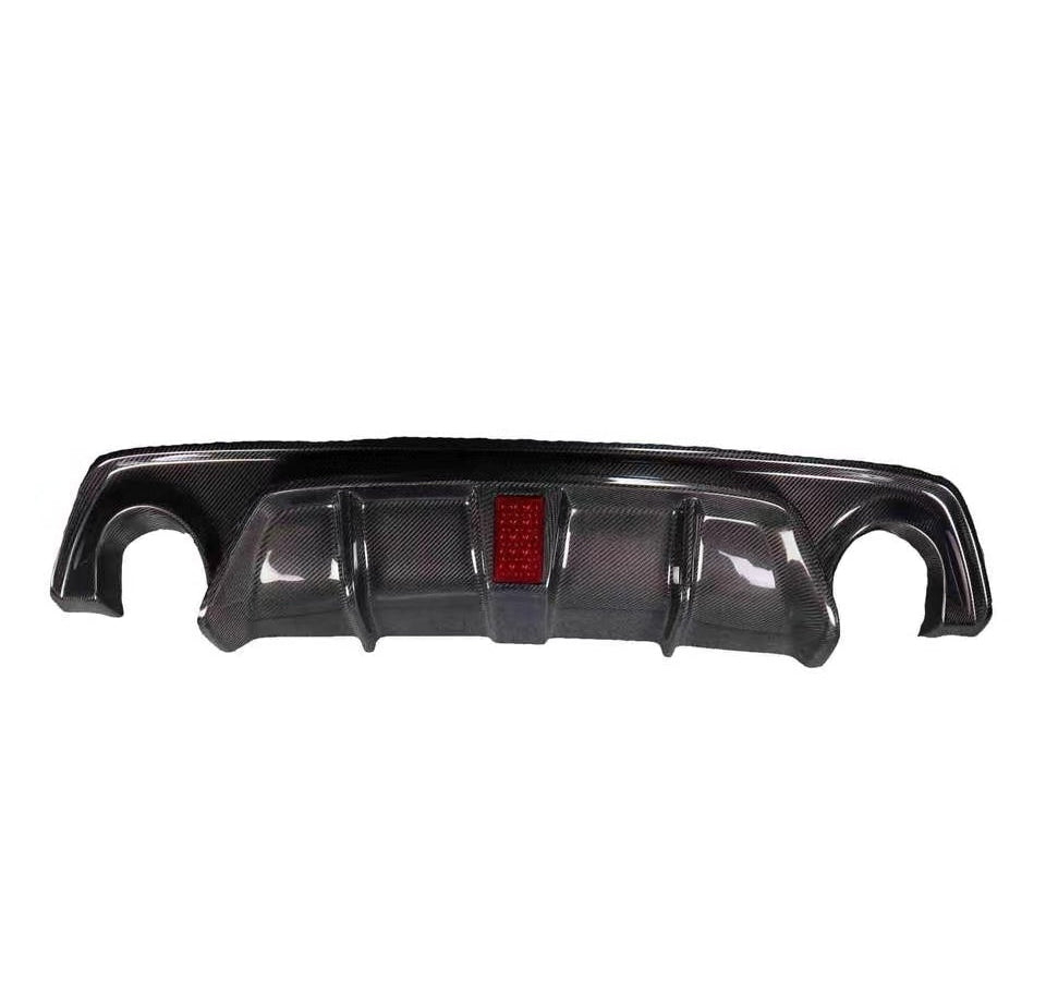 Infiniti Q50 2018 Carbon Fiber Rear Diffuser with LED