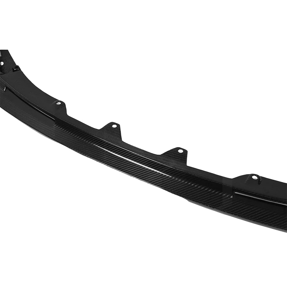 Dry Carbon Fiber V Style Front Lip for BMW G80 M3 G82 G83 M4 Competition Carbon Fiber Front Bumper Splitter-1