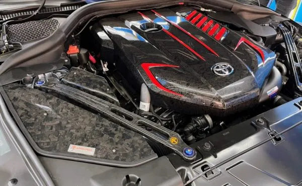 Toyota GR Supra (A90/A91) ARMASPEED Forged Carbon Fiber Strut Bars