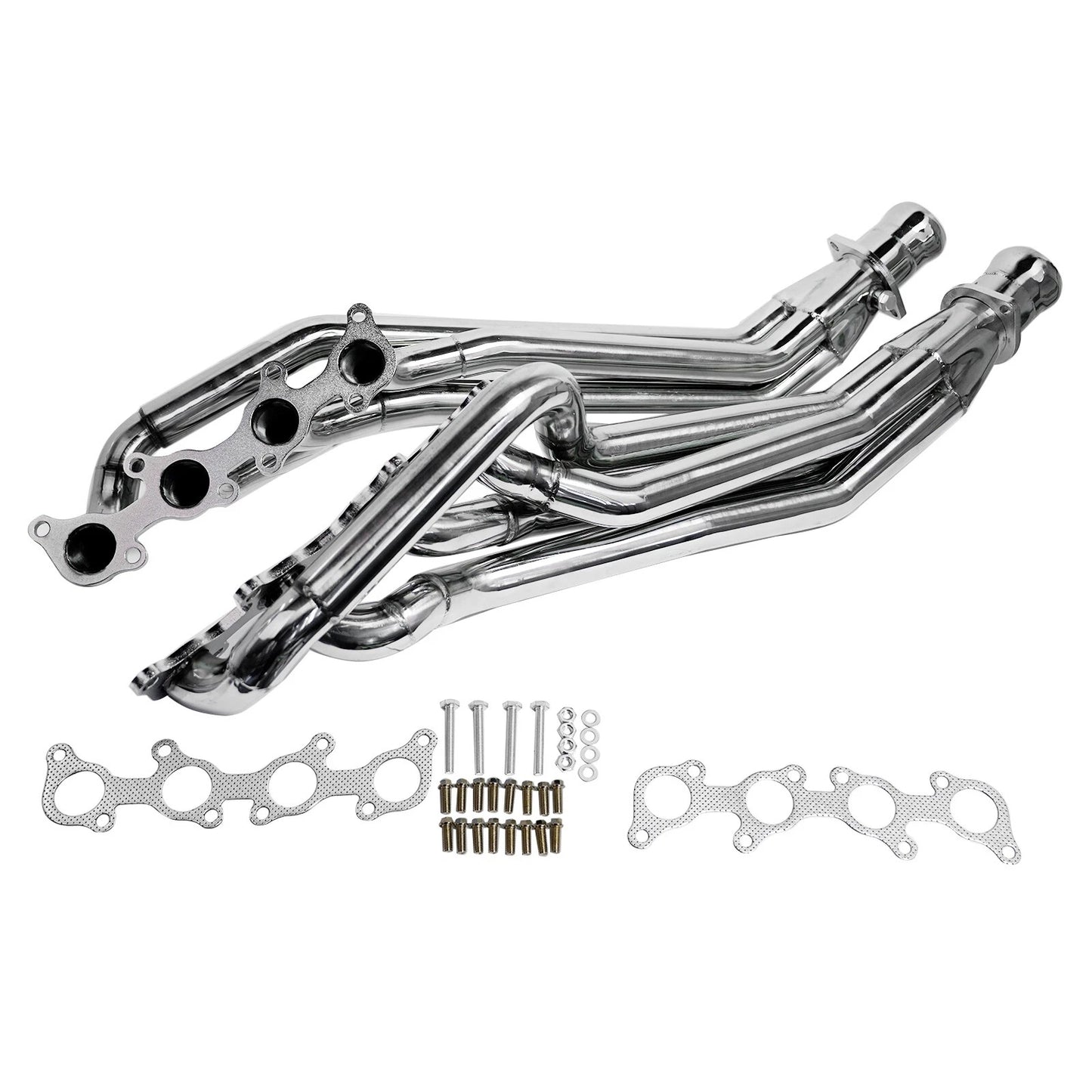Mustang GT 5.0L V8 2011-2016 Stainless Steel  2.50" Exhaust Headers w/ gaskets