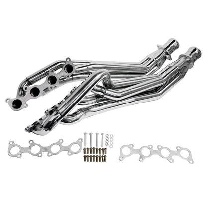 Mustang GT 5.0L V8 2011-2016 Stainless Steel  2.50" Exhaust Headers w/ gaskets