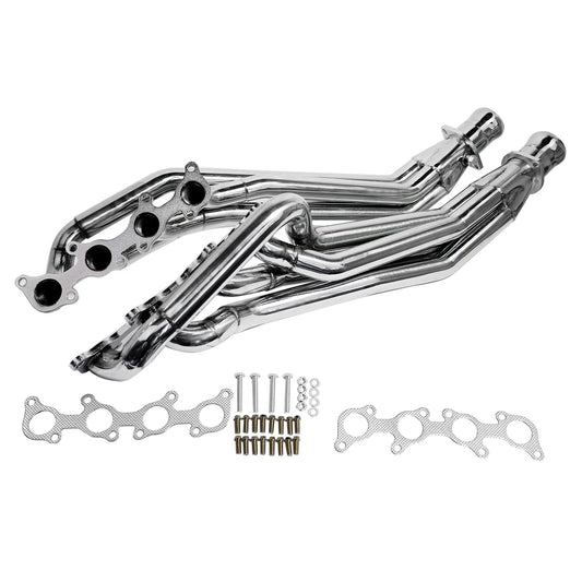 Mustang GT 5.0L V8 2011-2016 Stainless Steel  2.50" Exhaust Headers w/ gaskets