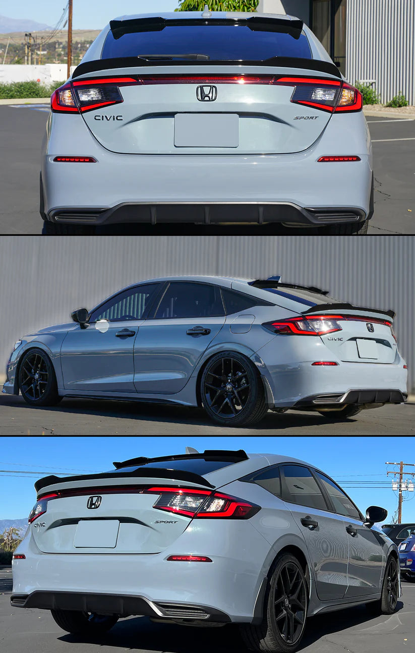 11th Gen Honda Civic Hatchback HighKick Spoiler glossy black
