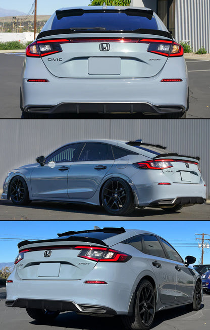 11th Gen Honda Civic Hatchback HighKick Spoiler glossy black